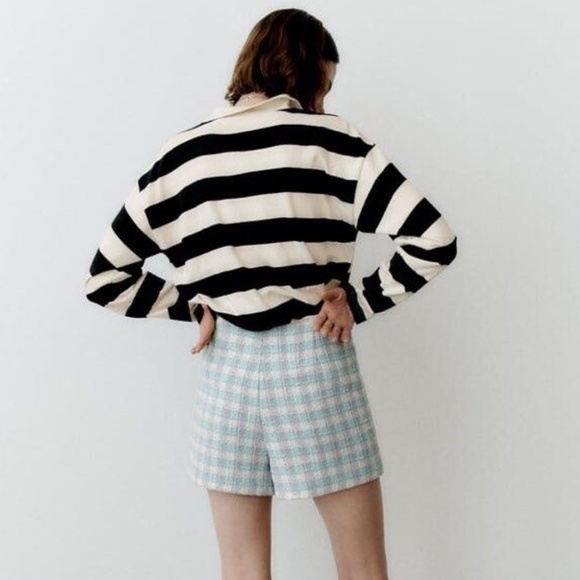 Zara textured tweed skort M New - Picture 9 of 16